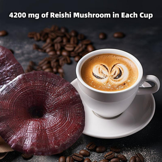 Reishi Mushroom Cappuccino: A Rich Coffee Mixed with a Functional Twist