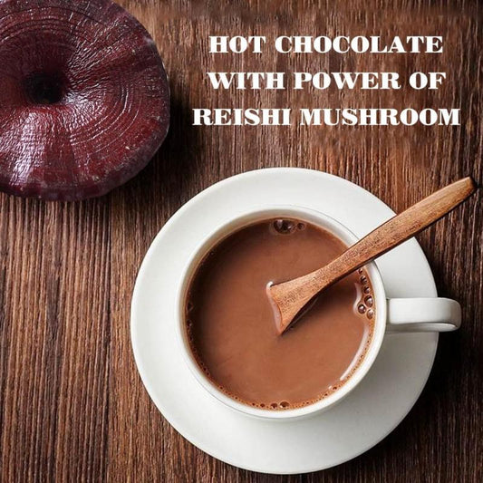 Reishi Mushroom Hot Chocolate Mix - Rich Hot Cacao with Adaptogenic Benefits