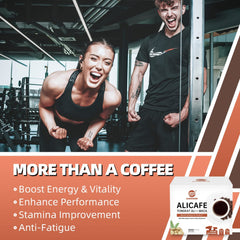 Maca Energy Coffee and Reishi Mushroom Capsules