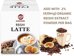 Reishi Mushroom Latte Coffee and Reishi Lycopene Capsules